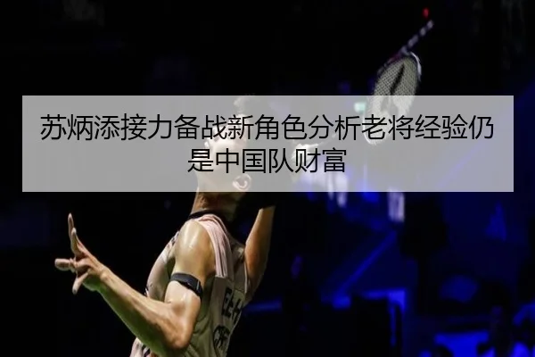 苏炳添接力备战新角色分析老将经验仍是中国队财富